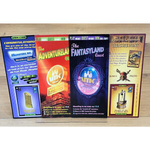 Rare VMK Virtual Magic Kingdom Promotional Material Never Used Disneyland Disney